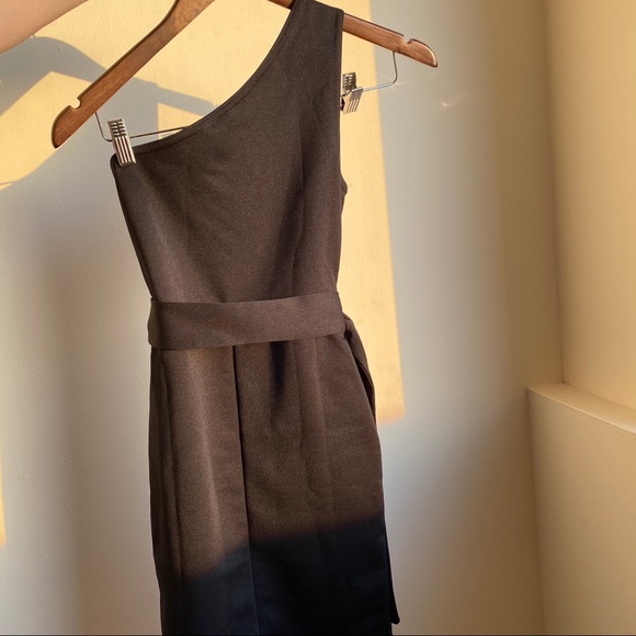 Black One Shoulder ASOS Dress - Picture 3 of 4